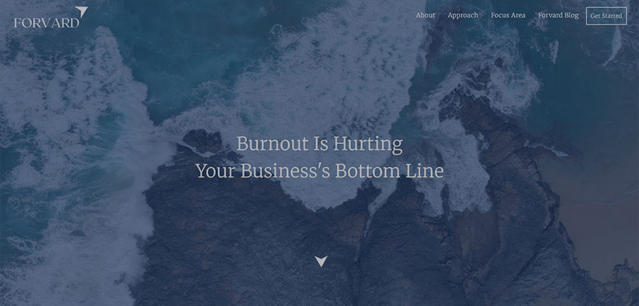 ForvardLab website design project by Dinovate Studio
